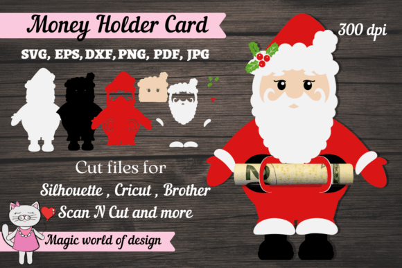 3D Christmas Santa Claus Money Holder SV: A Versatile and Customizable Design for Holiday Creativity
