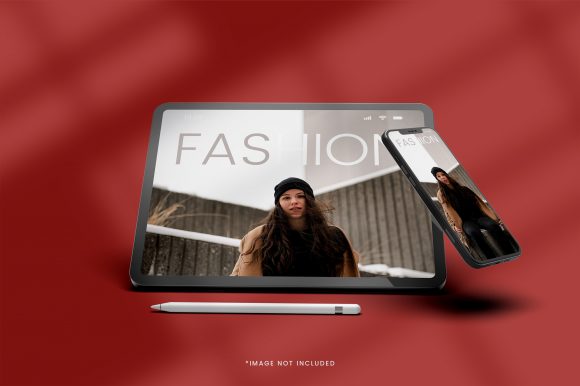 3D iPad Screen Mockup Design for Realistic Presentations
