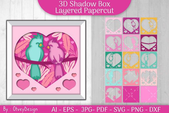 3D Shadow Box Animals: A Unique Design for Love and Creativity