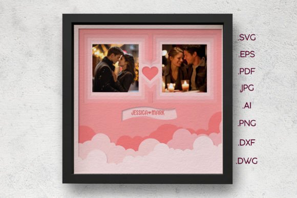 3D Valentine’s Photo Frame Shadow Box: A Romantic Way to Celebrate Love