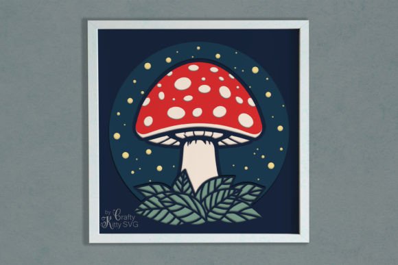 Amanita Magic Mushroom 3D Shadow Box SVG: A Detailed Evaluation for Creative Professionals