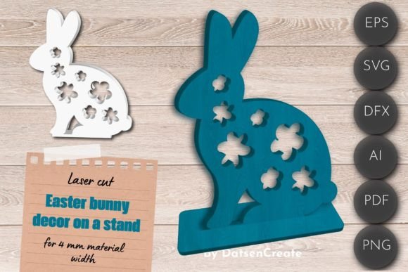 Easter Rabbit Decor: Creative Ideas Using 3D Layered SVG and Laser Cut Files