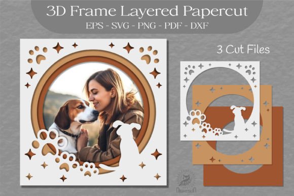 Exploring the Dog 3D Frame Layered SVG 3: A Creative Tool for Digital Artists