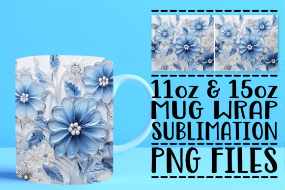 Holiday Magic 3D Mug Wrap for Sublimation Printing