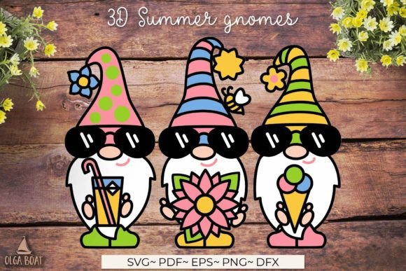 How Summer Gnomes 3D Gnome Summer Welcome Can Elevate Your Design Projects