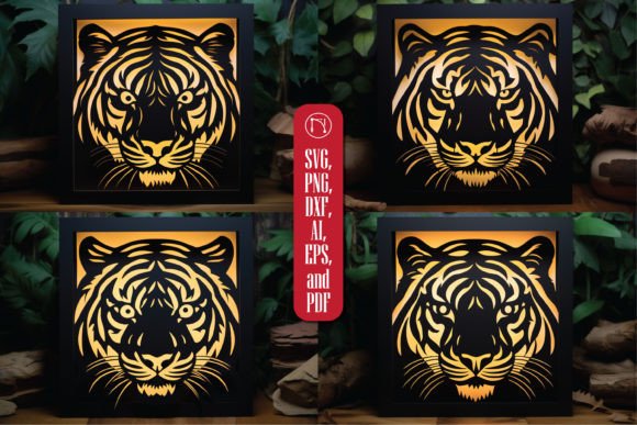Introducing the 3D Layer Tiger Lightbox SVG Bundle: A Versatile Tool for Creative Crafters