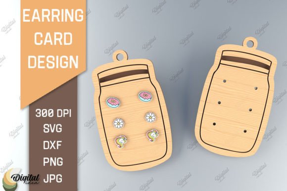 What is an Earring Card SVG? Creating 3D Layered Designs with Laser Cutting